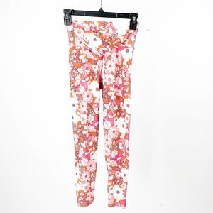 Aerie Offline High Rise Women's Colorful Floral Athletic Yoga Leggings Size M